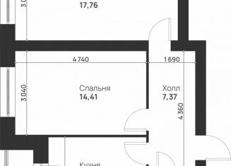 Продаю двухкомнатную квартиру, 56 м2, Тула