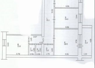 Продам трехкомнатную квартиру, 88.5 м2, Белорецк, улица Крупской, 41