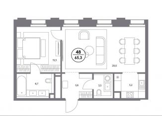 Продам 1-комнатную квартиру, 65.3 м2, Москва, улица Кузнецкий Мост, 17, ЦАО
