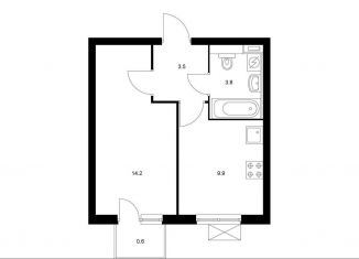 Продается однокомнатная квартира, 32 м2, Котельники, микрорайон Парковый, 2, ЖК Белая Дача Парк