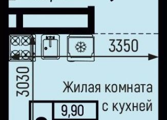 Квартира на продажу студия, 18 м2, село Небуг