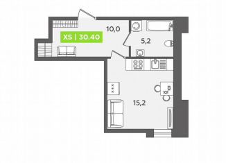 Продается 1-ком. квартира, 30.4 м2, Санкт-Петербург, метро Фрунзенская, Московский проспект, 71к3