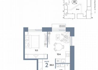 Продам 2-ком. квартиру, 33.3 м2, Москва, ЮВАО