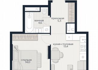 Продается 1-ком. квартира, 37.3 м2, Москва, Гродненская улица, 18, Можайский район