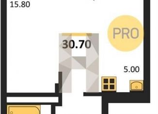 Продается квартира студия, 32 м2, Новосибирск, Калининский район