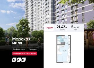 Квартира на продажу студия, 21.4 м2, Санкт-Петербург, Красносельский район
