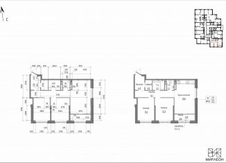 Двухкомнатная квартира на продажу, 65.3 м2, Екатеринбург, метро Ботаническая, Агрономическая улица, 55