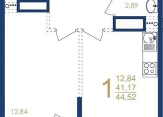 Продаю однокомнатную квартиру, 44.5 м2, Воронеж, улица Фридриха Энгельса, 88