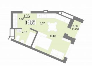 Продается квартира студия, 29.7 м2, Екатеринбург, Тенистая улица, 8с5