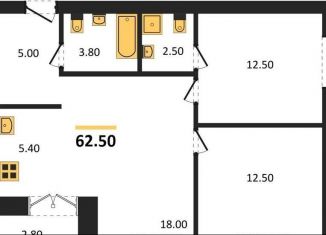 Продаю 2-комнатную квартиру, 62.5 м2, Новосибирск, улица Кирова, 342