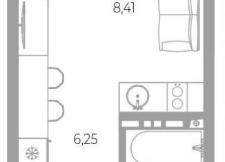 Продажа квартиры студии, 21 м2, Астрахань, Боевая улица, 132с3