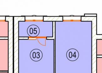 Продается квартира свободная планировка, 50.4 м2, Грозный, проспект В.В. Путина, 1, Путинский район