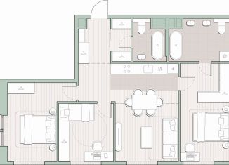 Продажа 3-ком. квартиры, 85.6 м2, Москва, ЖК Среда на Кутузовском, к4.2