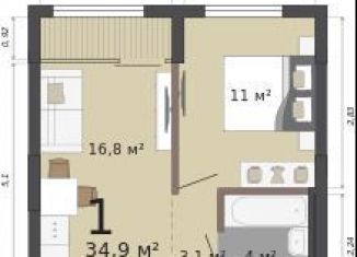 Продается 1-комнатная квартира, 95.1 м2, Екатеринбург, улица Бакинских Комиссаров, 33А/3, метро Проспект Космонавтов