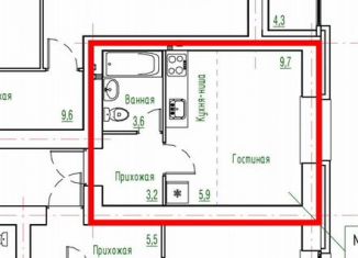 Продажа квартиры студии, 22.4 м2, Киров