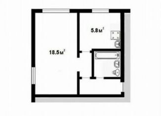 Продам 1-ком. квартиру, 32.5 м2, Калининград, улица Кирова, 49, Центральный район