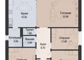 Дом на продажу, 100 м2, Тула, 3-й Плодородный проезд