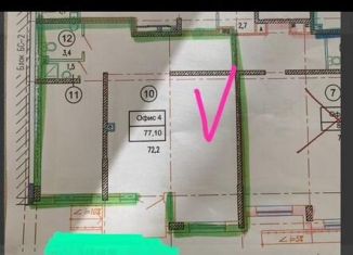 Помещение свободного назначения в аренду, 77 м2, Ростов-на-Дону, Берберовская улица, 2/101с2, Пролетарский район