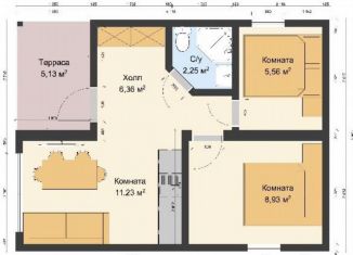 Продажа дома, 50 м2, деревня Гумнищи, Мирная улица