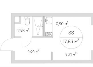 Продажа квартиры студии, 17 м2, Москва, Нижегородский район