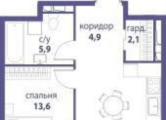 Продажа 1-ком. квартиры, 44.2 м2, Москва, станция Серп и Молот