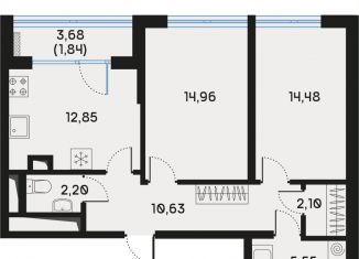 Продается двухкомнатная квартира, 64.4 м2, Санкт-Петербург, муниципальный округ Васильевский, 7-я линия Васильевского острова, 82к2