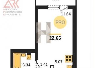 Продаю квартиру студию, 22.7 м2, Судак, улица Айвазовского, 4/1