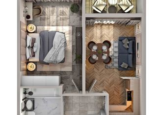 Однокомнатная квартира на продажу, 44.8 м2, Санкт-Петербург, шоссе Революции, 3к2, шоссе Революции