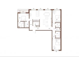 3-комнатная квартира на продажу, 130.5 м2, Санкт-Петербург, улица Стахановцев, 1, улица Стахановцев