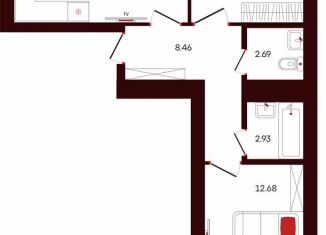 3-комнатная квартира на продажу, 60.2 м2, Октябрьский