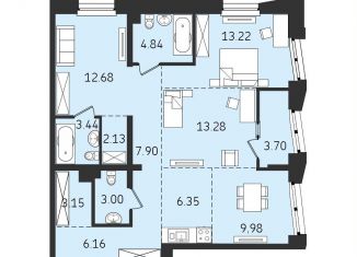Продаю четырехкомнатную квартиру, 90 м2, Хабаровск, Албанский переулок