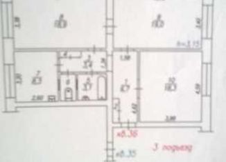 Продам трехкомнатную квартиру, 82 м2, Красноярск, улица Ленина, 133