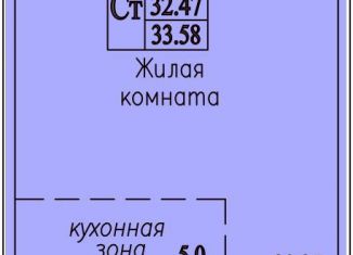 Продается квартира студия, 32.6 м2, Новосибирск, Октябрьский район, улица Виталия Потылицына, 1