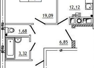 Продается 2-ком. квартира, 66.5 м2, деревня Алтуховка