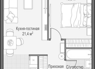 Продаю 1-комнатную квартиру, 44.5 м2, Москва, метро Минская, проспект Генерала Дорохова, 39к2А