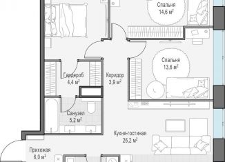 Продаю 3-комнатную квартиру, 91.6 м2, Москва, метро Минская, проспект Генерала Дорохова, 39к2А