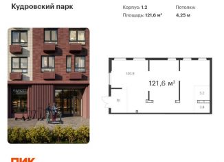 Помещение свободного назначения на продажу, 121.6 м2, Кудрово, Центральная улица, 8к1