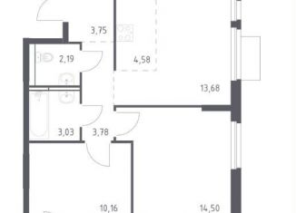 Продам 2-ком. квартиру, 56.1 м2, Мытищи, ЖК Мытищи Парк, улица Стрельбище Динамо, 10