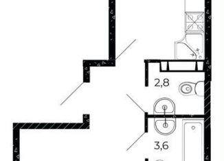 Продается 3-комнатная квартира, 64.6 м2, Аксай