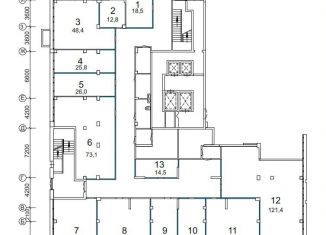 Продажа помещения свободного назначения, 121.4 м2, Челябинск, набережная Героя России С.А. Кислова, 25, Центральный район