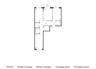 Продается 3-ком. квартира, 79.2 м2, Москва, Молжаниновский район, жилой комплекс Молжаниново, к4