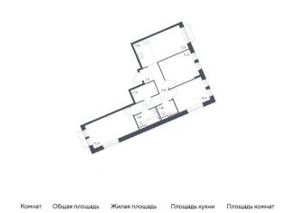 Трехкомнатная квартира на продажу, 76.5 м2, Москва, Молжаниновский район, жилой комплекс Молжаниново, к5