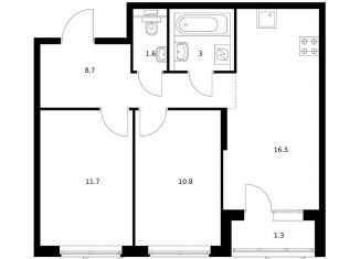 Продажа 2-ком. квартиры, 53 м2, Ярославль, улица Академика Колмогорова, 26, Фрунзенский район