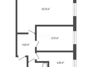 Продаю двухкомнатную квартиру, 42.5 м2, Краснодар, Ставропольская улица, 266, микрорайон Черемушки