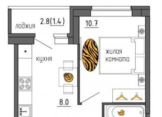 1-комнатная квартира на продажу, 31.9 м2, Пермь, Свердловский район, Ижевская улица, 38