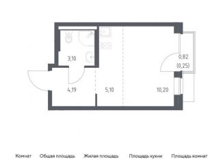 Продаю квартиру студию, 22.8 м2, Ленинский городской округ, жилой комплекс Новое Видное, 18.2