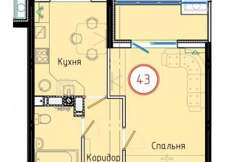 Продается 1-ком. квартира, 40.1 м2, Темрюк