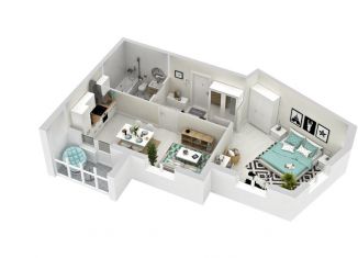 Продается 1-комнатная квартира, 50.8 м2, Стерлитамак, Магистральная улица, 78