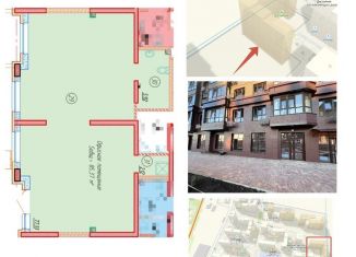 Сдаю помещение свободного назначения, 85.37 м2, Краснодар, улица Григория Булгакова, 12, микрорайон Достояние