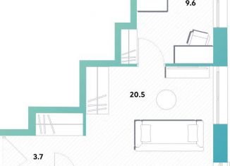 1-ком. квартира на продажу, 37.7 м2, Москва, ЖК Баланс